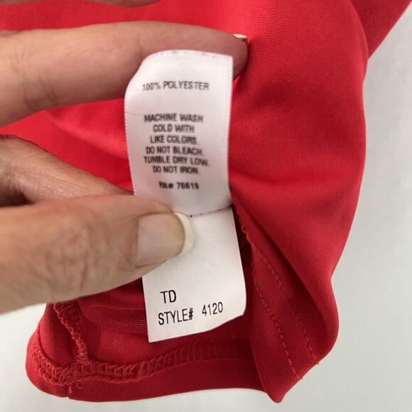 Team USA Olympic Tee Shirt Badger Sports Size Small Red Performance - Picture 6 of 9